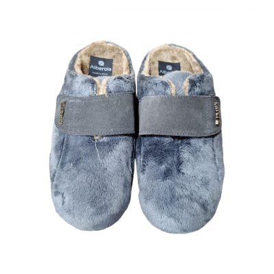 Zapatillas anchas Alberola L26776 Astrakan Gris