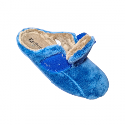 Zapatillas anchas Alberola L26776 Astrakan Azul Francia Velcro Zapatillas anchas Alberola L26776 Astrakan Azul Francia Velcro