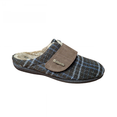 Zapatillas anchas Alberola LC11778 Bender Marrón velcro Zapatillas anchas Alberola LC11778 Bender Marrón velcro