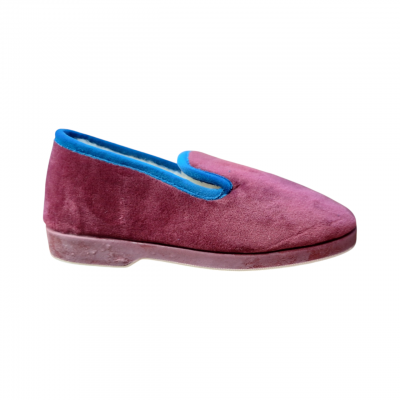 Zapatillas casa paño aterciopelado Subirán Pura Lana Burdeos Zapatillas casa paño aterciopelado Subirán Pura Lana Burdeos