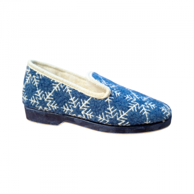 Zapatillas paño Subiran 703 estrella Burdeos Azul Zapatillas paño Subiran 703 estrella Burdeos Azul