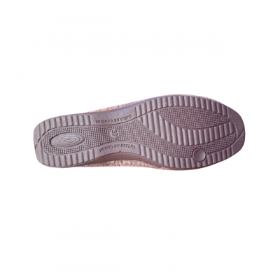 Zapatillas media cuña Andrea 510M Terciopelo Lila piso goma Zapatillas media cuña Andrea 510M Terciopelo Lila piso goma