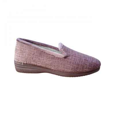 Zapatillas media cuña Andrea 510M Terciopelo Lila Zapatillas media cuña Andrea 510M Terciopelo Lila