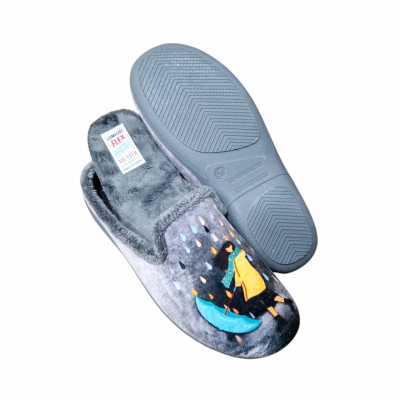 Zapatillas casa divertidas Muyter 322 Galegadas "Se chove que chova" piso goma y plantilla extraíble Zapatillas casa divertidas Muyter 322 Galegadas "Se chove que chova" piso goma y plantilla extraíble