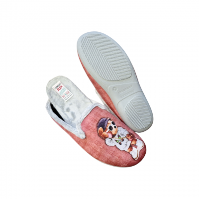 Zapatillas casa divertidas Muyter 322 Galegadas "Fermosa" piso de goma y plantilla extraíble Zapatillas casa divertidas Muyter 322 Galegadas "Fermosa" piso de goma y plantilla extraíble