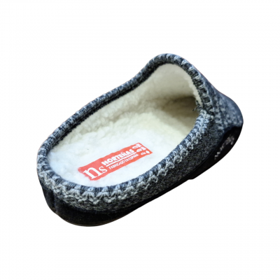 Zapatillas casa Norteñas 48-148 punto forro borreguito Antracita forro interior Zapatillas casa Norteñas 48-148 punto forro borreguito Antracita forro interior