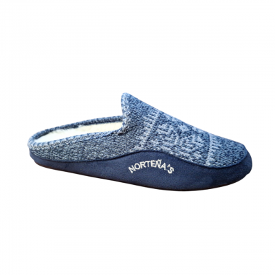Zapatillas casa Norteñas 48-148 punto forro borreguito Marino Zapatillas casa Norteñas 48-148 punto forro borreguito Marino