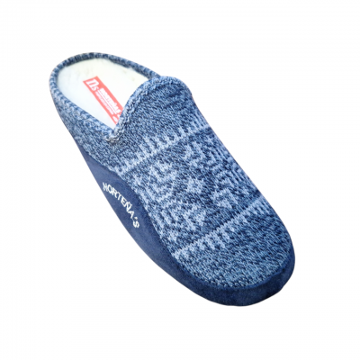 Zapatillas casa Norteñas 48-148 punto forro borreguito Marino forro interior Zapatillas casa Norteñas 48-148 punto forro borreguito Marino forro interior
