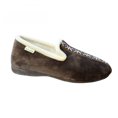 Zapatillas casa Muro 4011 paño suave Marrón Zapatillas casa Muro 4011 paño suave Marrón