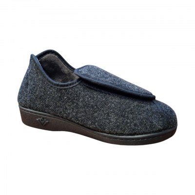 Zapatillas Ancho Especial velcro Alberola 621752 Paño Marino Zapatillas Ancho Especial velcro Alberola 621752 Paño Marino