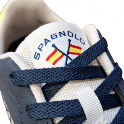 Zapatillas sneakers Spagnolo 40000 Marino detalle logo en lengueta Zapatillas sneakers Spagnolo 40000 Marino detalle logo en lengueta