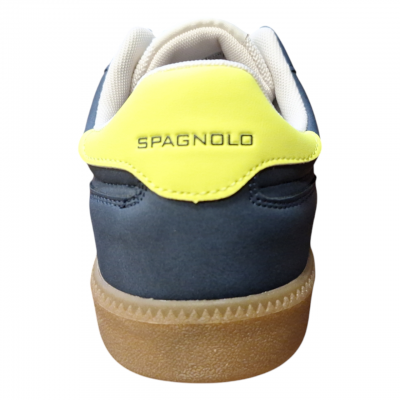 Zapatillas sneakers Spagnolo 40000 Marino detalle en talón Zapatillas sneakers Spagnolo 40000 Marino detalle en talón