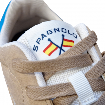 Zapatillas sneakers Spagnolo 40000 Camel logo en lengueta Zapatillas sneakers Spagnolo 40000 Camel logo en lengueta
