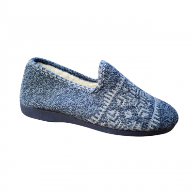 Zapatillas Norteñas 48-440 punto forro lana Marino Zapatillas Norteñas 48-440 punto forro lana Marino