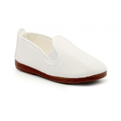 Zapatilla lona Javer 55 Kung-Fu elásticos Blanco