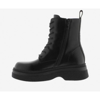 Bota Militar Victoria 301103 Dublin efecto piel Negro cremallera parte interior Bota Militar Victoria 301103 Dublin efecto piel Negro cremallera parte interior