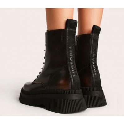 Bota Militar Victoria 301103 Dublin efecto piel Marrón plataforma de 5cm Bota Militar Victoria 301103 Dublin efecto piel Marrón plataforma de 5cm