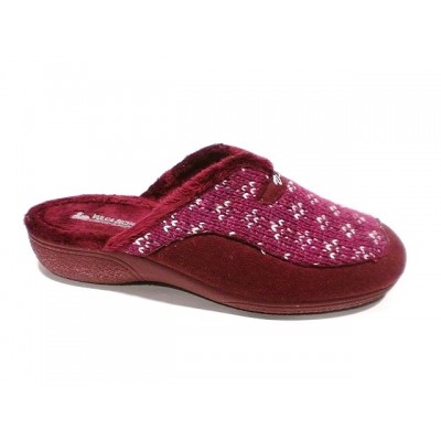 Zapatillas cuña Vulca Bicha 4742 punto Burdeos