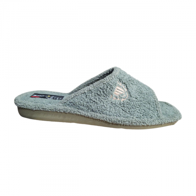 Zapatillas de casa Moda España V7002 rizo puntera abierta Kaki Zapatillas de casa Moda España V7002 rizo puntera abierta Kaki