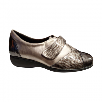 Zapatos Doctor Cutillas 53574 Velcro piel plantilla extraíble  Antracita