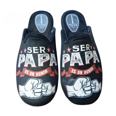Zapatillas Casa Alcalde 33015 Super Papá Negro Zapatillas Casa Alcalde 33015 Super Papá Negro
