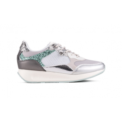Deportivas Yumas Bullock Cordones Plata Deportivas Yumas Bullock Cordones Plata
