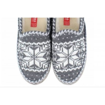 Zapatillas Norteñas 62 660 descalza punto forro de lana Gris Zapatillas Norteñas 62 660 descalza punto forro de lana Gris