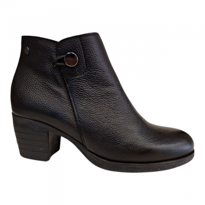 Botín piel Kaola 6430 Boton Negro Botín piel Kaola 6430 Boton Negro
