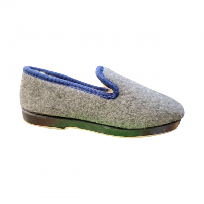 Zapatillas casa Soca 2520 paño pura lana Gris Zapatillas casa Soca 2520 paño pura lana Gris
