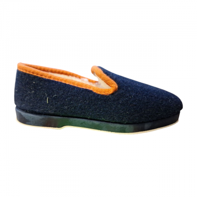 Zapatillas casa Soca 2520 paño pura lana Marino Zapatillas casa Soca 2520 paño pura lana Marino