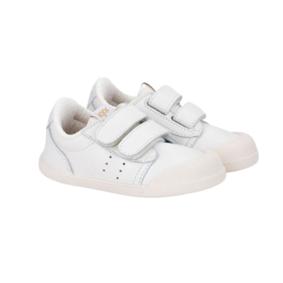 Igor Barefoot Tenis piel Blanco Niños