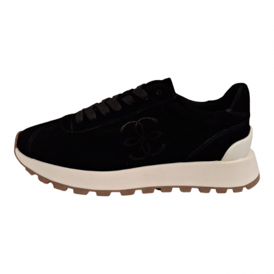Deportivas Eva Paris WS13983 Serraje Negro Deportivas Eva Paris WS13983 Serraje Negro