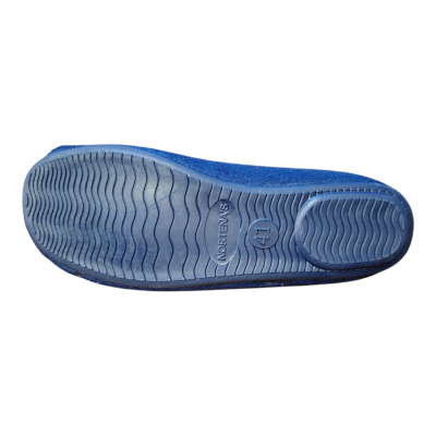 Zapatillas casa Norteñas 9-50 Rizo Marino piso de goma flexible