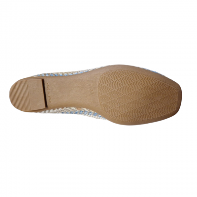 Bailarina Zels F1480 Trenzado Jeans piso goma Bailarina Zels F1480 Trenzado Jeans piso goma