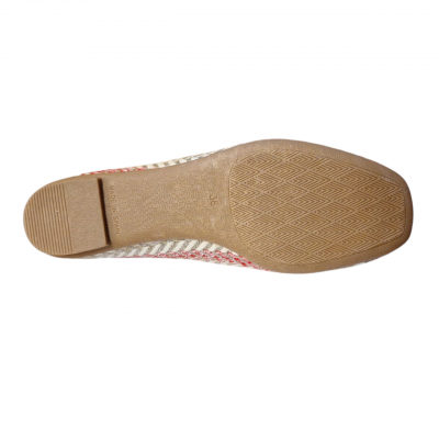 Bailarina Zels F1480 Trenzado Rojo piso goma Bailarina Zels F1480 Trenzado Rojo piso goma