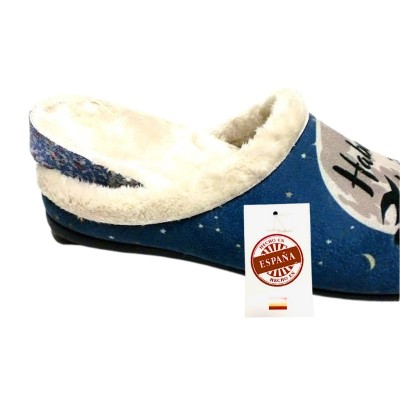 Zapatillas de casa plantilla extraible Galegadas "Habelas Hainas" hechas en España Zapatillas de casa plantilla extraible Galegadas "Habelas Hainas" hechas en España