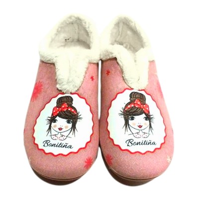 Zapatillas de casa cerrada Galegadas "Bonitiña" Zapatillas de casa cerrada Galegadas "Bonitiña"