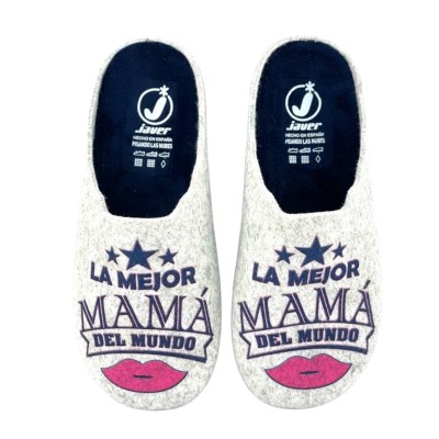 Zapatillas Javer La Mejor Mama del Mundo Zapatillas Javer La Mejor Mama del Mundo