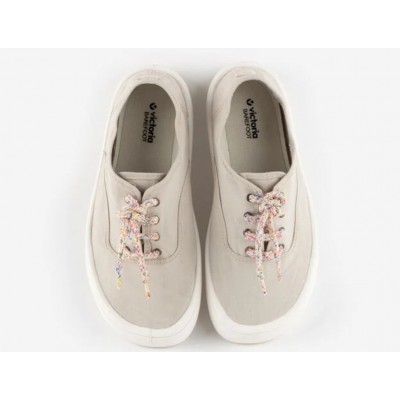 Zapatillas Victoria OLMO BAREFOOT LONA TINTADA Hielo Zapatillas Victoria OLMO BAREFOOT LONA TINTADA Hielo