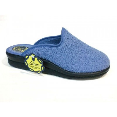 Zapatillas anchas casa La Cadena toalla algodon descalza Aguamar Zapatillas anchas casa La Cadena toalla algodon descalza Aguamar