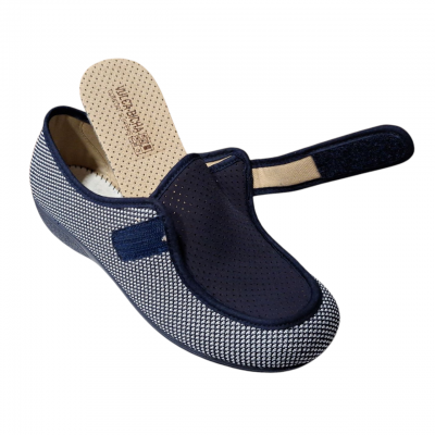 Zapatillas Vulca Bicha 776 Wallace Marino ajuste de velcro y plantilla extraíble Zapatillas Vulca Bicha 776 Wallace Marino ajuste de velcro y plantilla extraíble