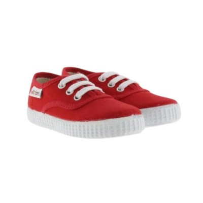 Zapatillas VICTORIA 6613 Inglesa Lona Color Rojo Zapatillas VICTORIA 6613 Inglesa Lona Color Rojo