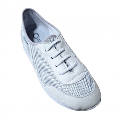 Deportivas Muro 908 Rejilla Gris cordón elástico Deportivas Muro 908 Rejilla Gris cordón elástico