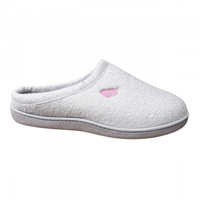 Zapatillas Pluma Flex 12333 descalza rizo algodón Gris Zapatillas Pluma Flex 12333 descalza rizo algodón Gris