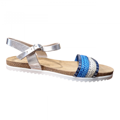 Sandalias Hecho en España 785 piel bio Plata Sandalias Hecho en España 785 piel bio Plata