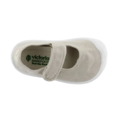 Merceditas Niños Victoria Barefoot Beige Hielo