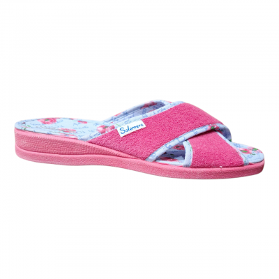 Zapatillas Salemera 72275 cruzada rizo Fucsia