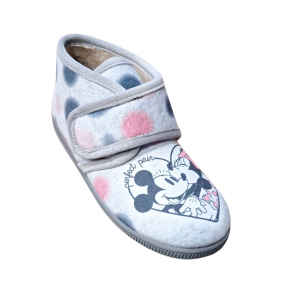 Zapatillas casa Vulca Bicha 1078 Mickey y Minnie ajuste velcro
