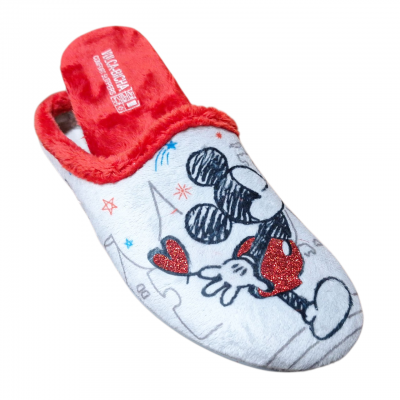 Zapatillas Vulca Bicha 1386 Minnie y Mickey plantilla extraíble