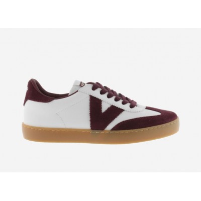 Zapatillas Victoria 1126207 BERLÍN CICLISTA EFECTO PIEL & SERRAJE Burdeos